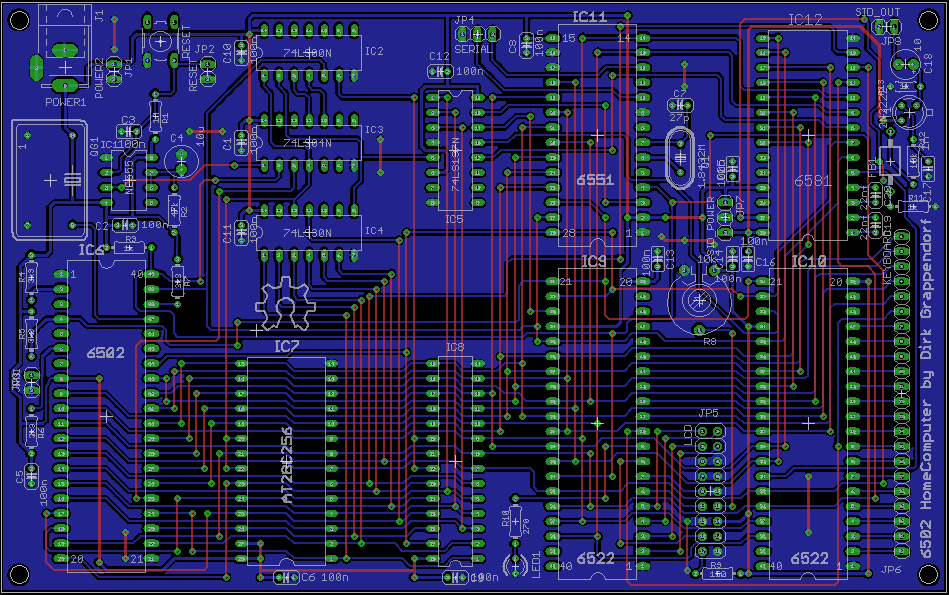 Схема процессора 6502