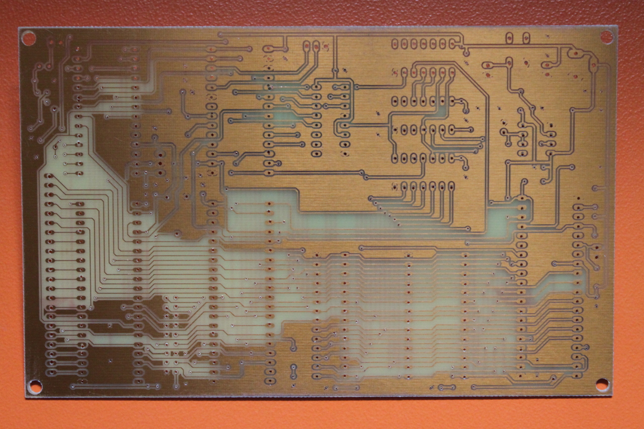 Homecomputer 6502 PCB Bottom