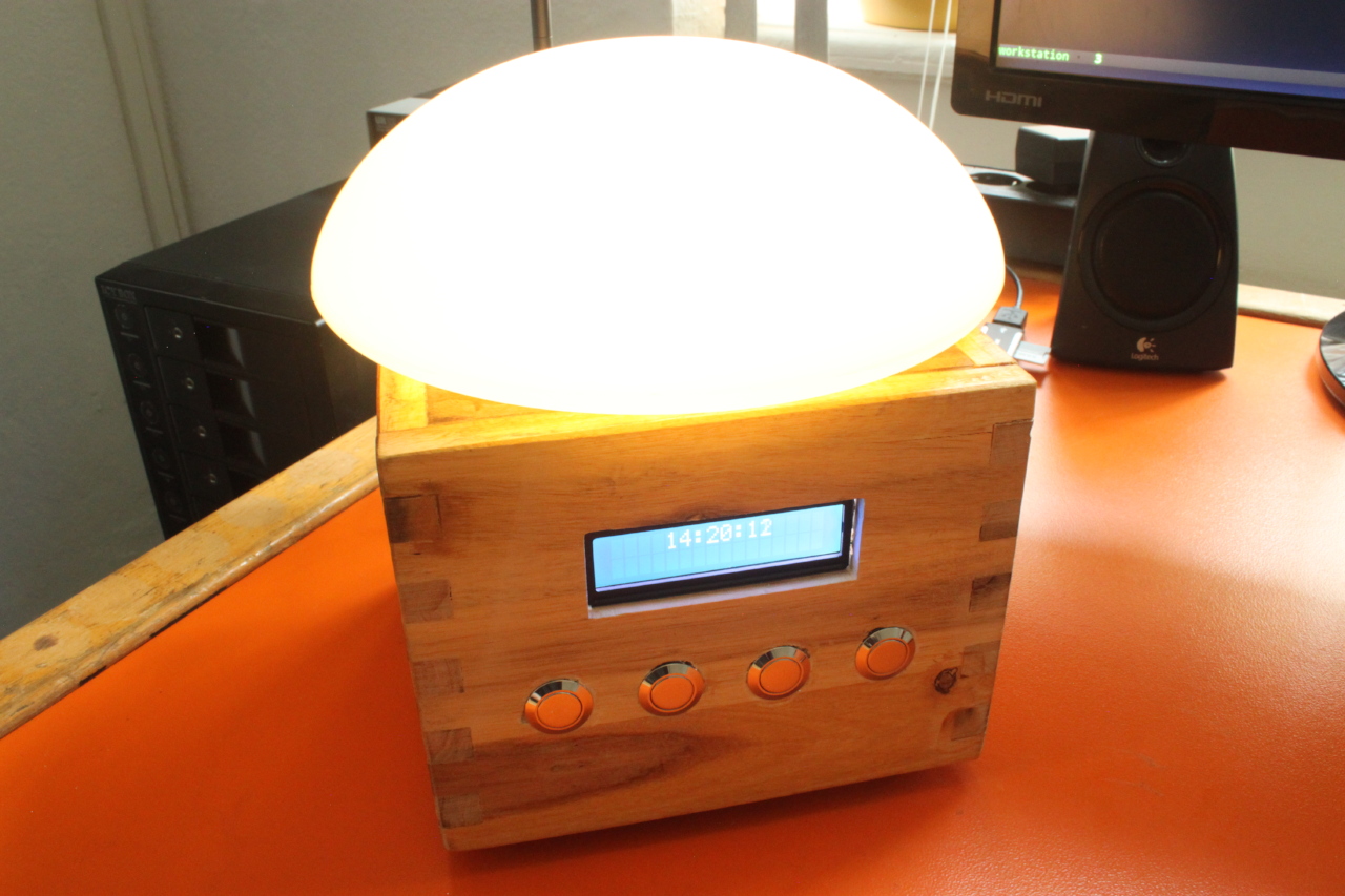 DIY wake Up Light Alarm Clock 